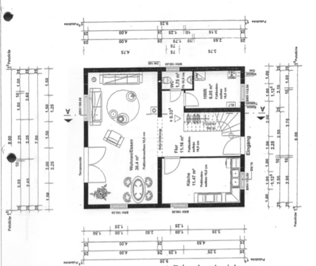 Grundriss EG Einfamilienhaus Berlin