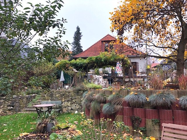 Blick vom Garten Einfamilienhaus Berlin