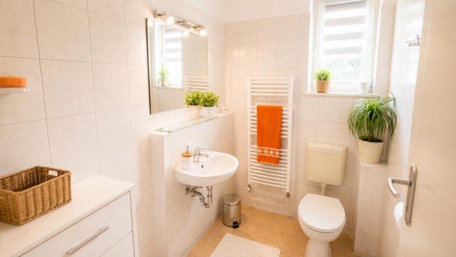 Toilette mit Dusche EG Bungalow Berlin