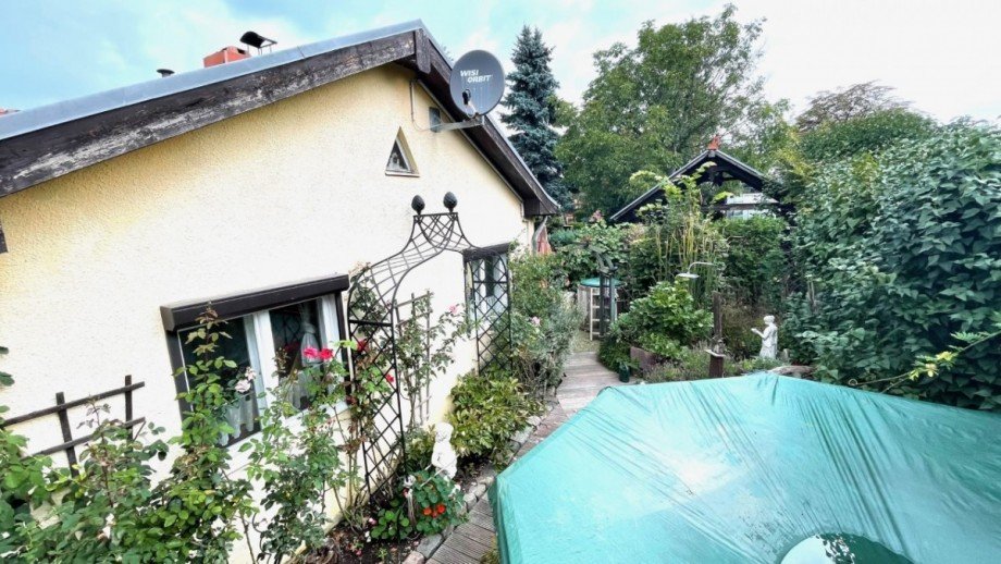 Ansicht vom Pool Einfamilienhaus Berlin