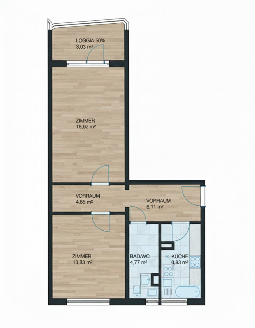 Grundriss Etagenwohnung Berlin