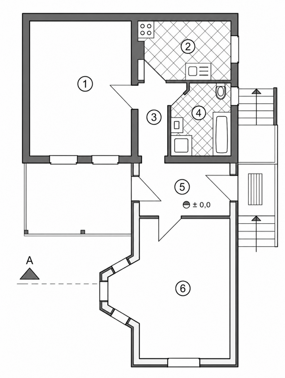 Grundriss Bungalow Berlin