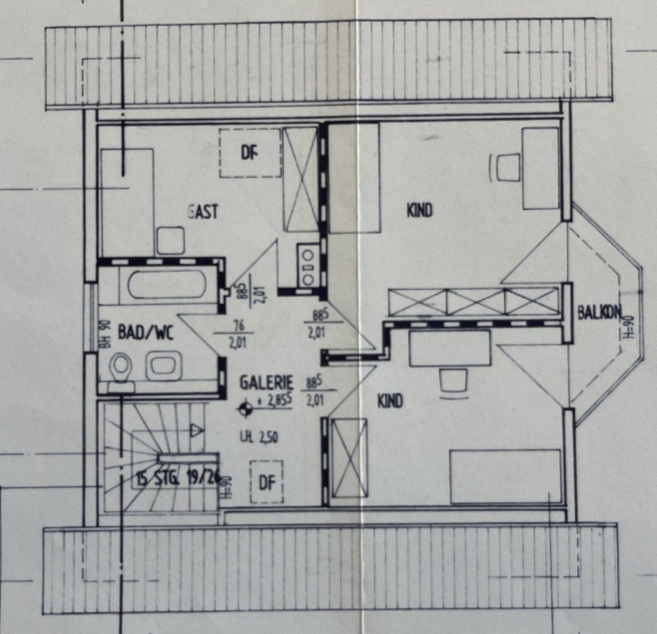 Grundriss DG Einfamilienhaus Berlin