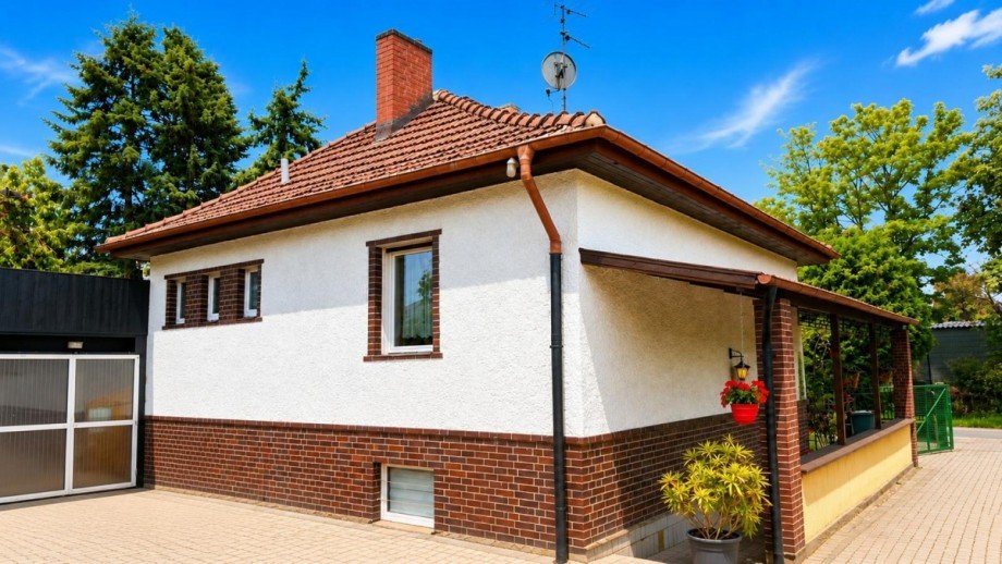Ansicht von hinten Bungalow Berlin