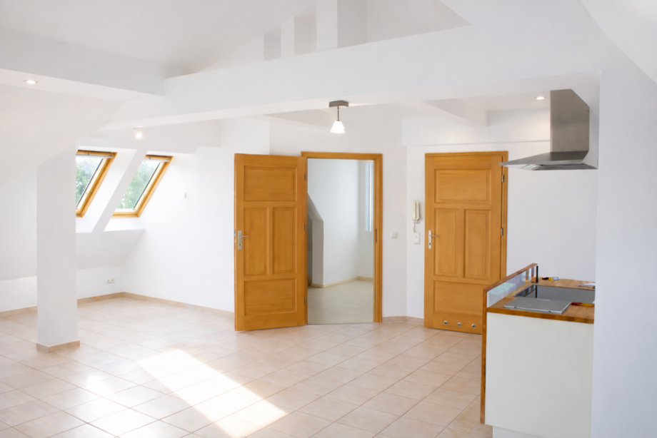 Wohnen/Kochen Ansicht3 Dachgeschosswohnung Berlin