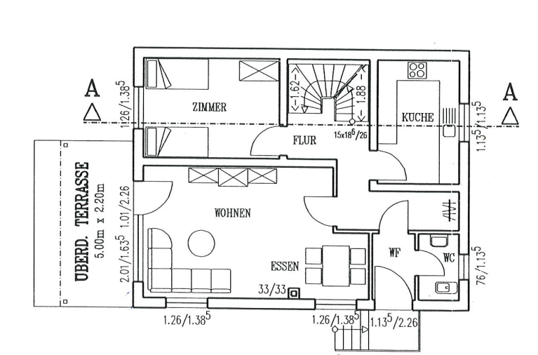 Grundriss EG Einfamilienhaus Berlin