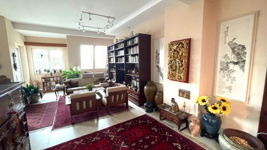 Wohnzimmer Dachgeschosswohnung Berlin