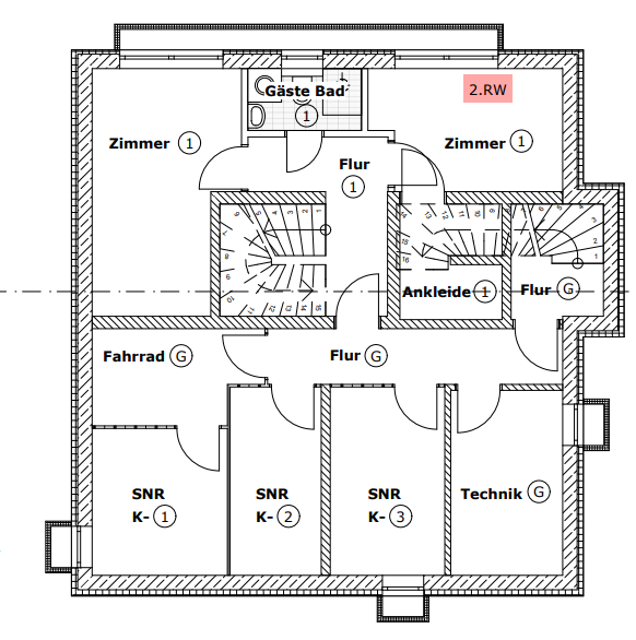 Grundriss UG Erdgeschosswohnung Berlin
