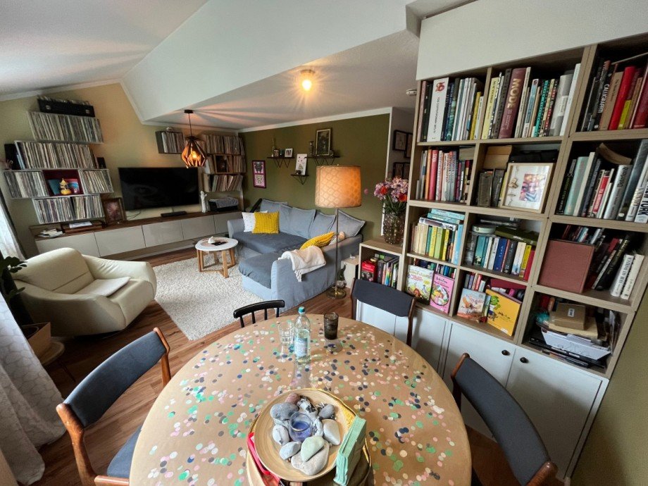 Wohnzimmer Maisonettewohnung Berlin