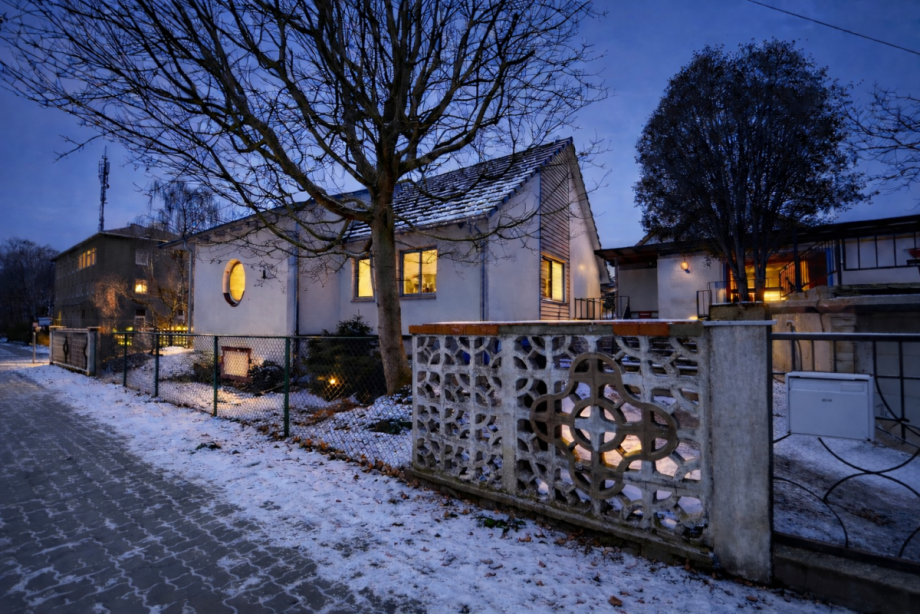 Hausansicht von der Stra�e Einfamilienhaus Berlin