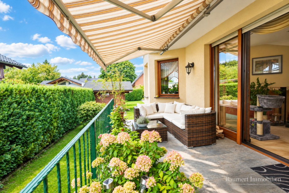 Terrasse Doppelhaush�lfte Berlin