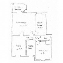 Grundriss EG Mehrfamilienhaus in Top Lage von Biesdorf Nord