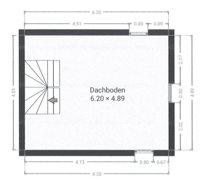 Grundriss DG Doppelhaush�lfte Berlin