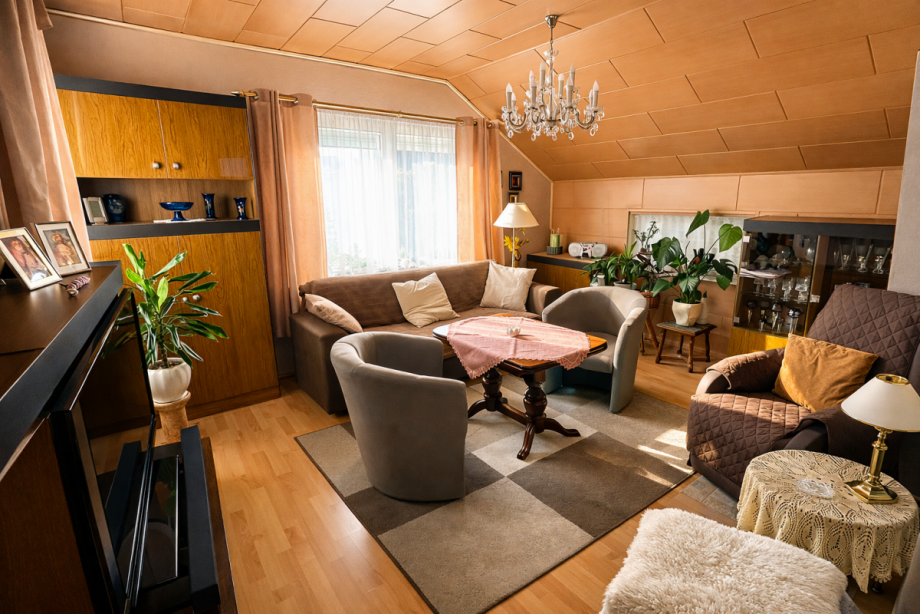 Wohnzimmer DG Dachgeschosswohnung Berlin