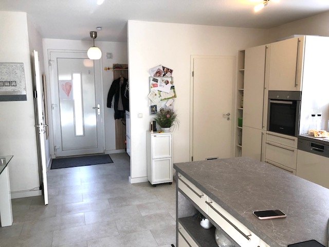 Blick vom Wohnzimmer Doppelhaush�lfte Berlin