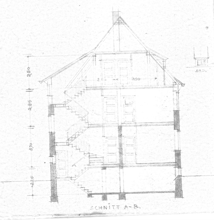 Schnitt Zweifamilienhaus Berlin