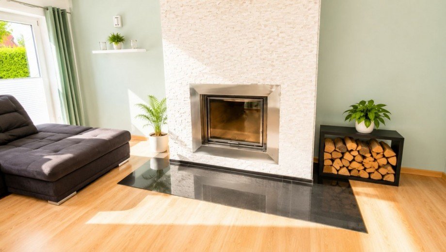 Kamin Wohnzimmer EG Einfamilienhaus Berlin