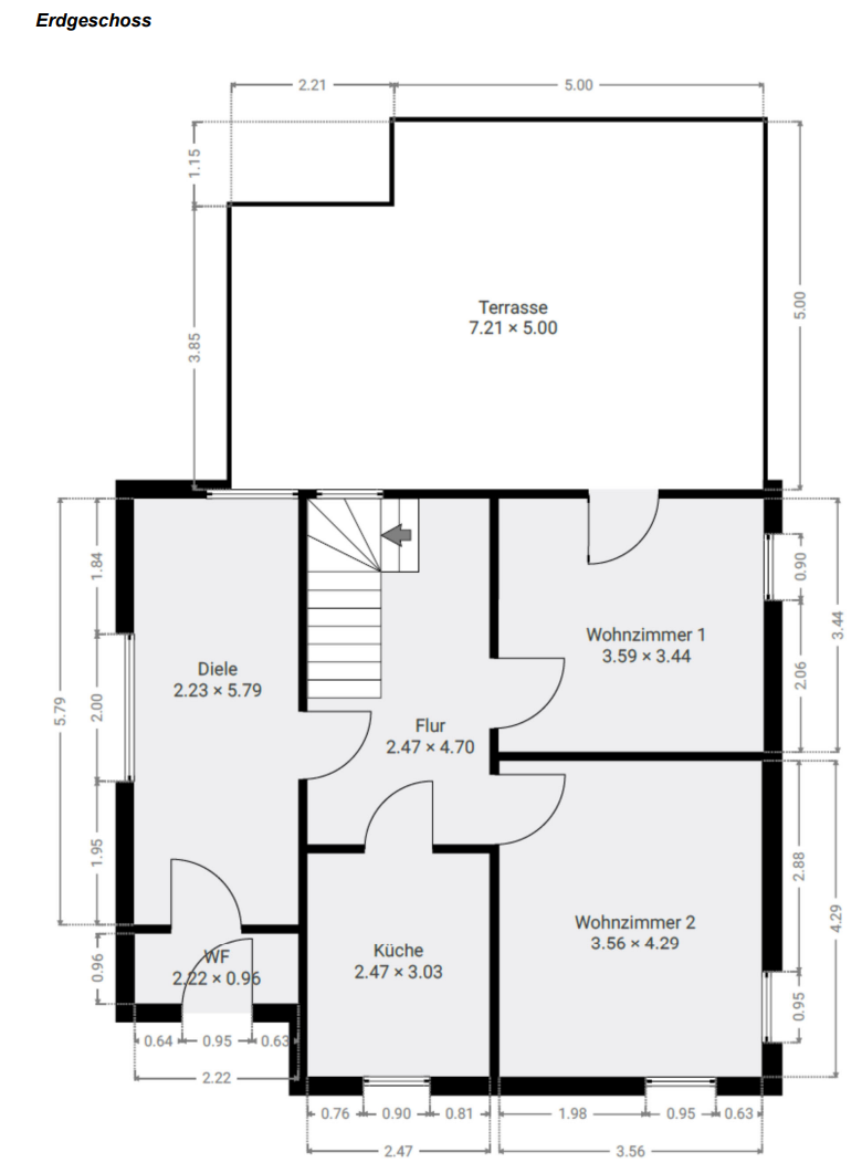 Grundriss EG Einfamilienhaus Berlin