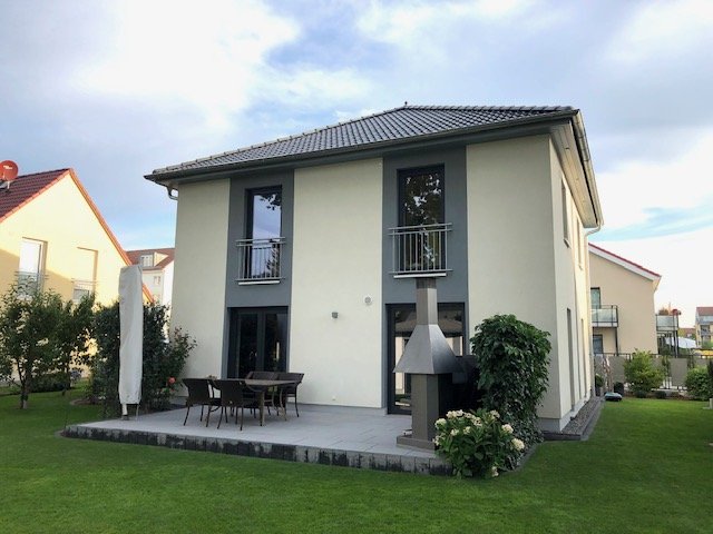 Blick vom Garten Einfamilienhaus Berlin