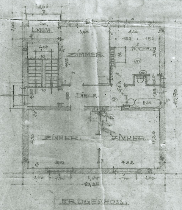 Grundriss EG Mehrfamilienhaus Berlin