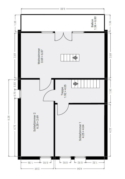 Grundriss DG Einfamilienhaus Berlin