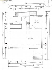 BA Grundriss 4 Bestandsbungalow mit Baulandreserve und bestehender Baugenehmigung