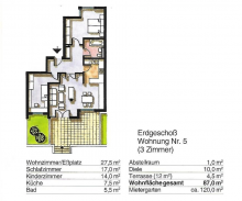 Grundriss Traumwohnung mit Garten am S-Kaulsdorf - Bezugsfrei ab 01.04.2024