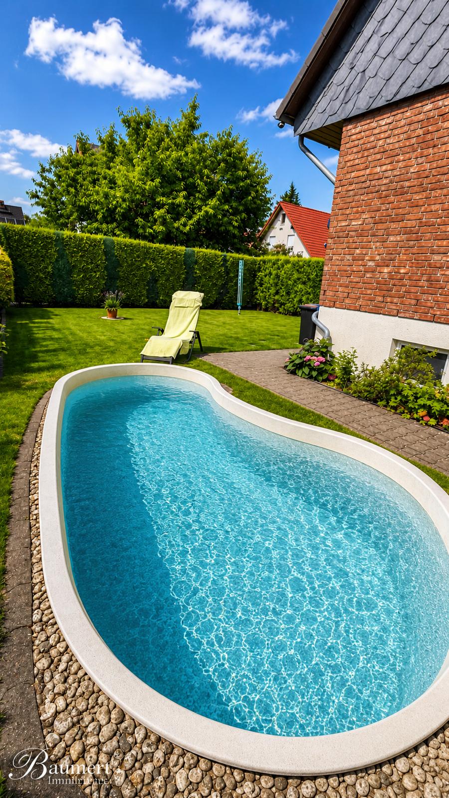 Pool Doppelhaush�lfte Berlin