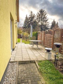 Terrasse an der K�che modernes Einfamilienhaus in bester Lage von Mahlsdorf-S�d