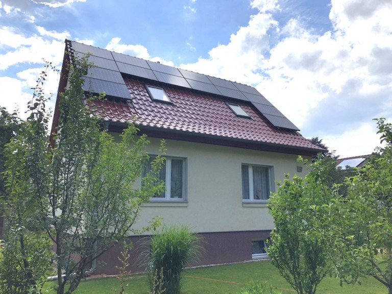Blick von der Strasse Wandlitz/Basdorf Einfamilienhaus Provisionsfrei Einfamilienhaus mit Keller in Wald-und Wassern�he