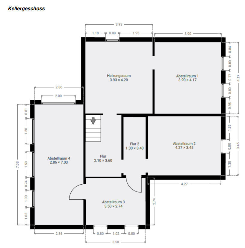 Grundriss KG Einfamilienhaus Hoppegarten