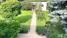 Blick in den Garten Neuwertige Stadtvilla in Traumlage von Kaulsdorf S�d nahe Kaulsdorfer See