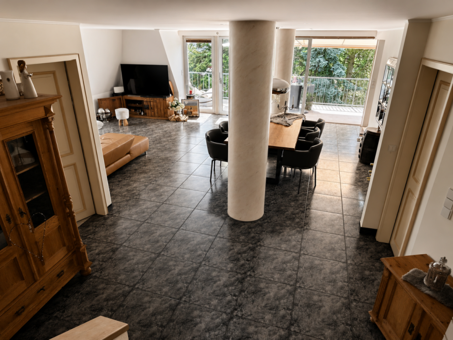 Wohnzimmer Ansicht1 Maisonettewohnung Berlin