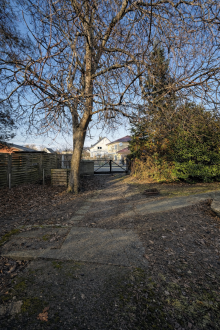 Einfahrt Einzelgrundst�ck mit S�d-West Ausrichtung in Berlin Rosenthal!