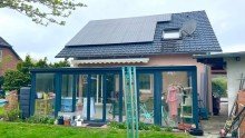 Hausansicht & Wintergarten lWohnen mit Sonne im Herzen - Einfamilienhaus mit S�dgarten & Wintergartenidylle in M�hlenbeck