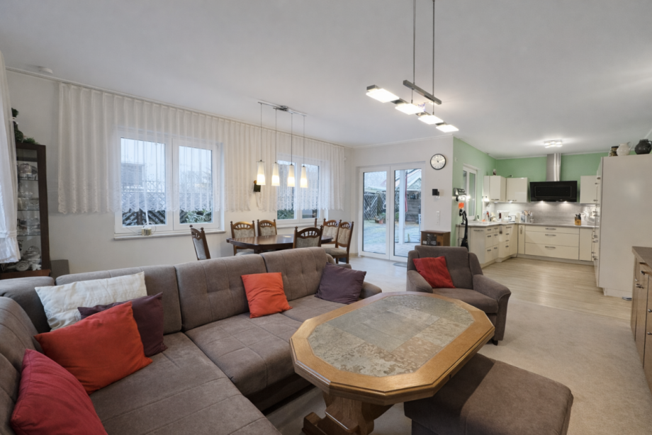 Wohnzimmer & offene K�che Einfamilienhaus Berlin