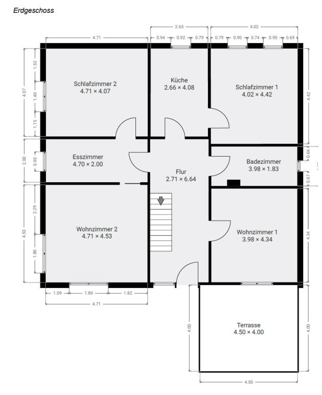 Grundriss EG Einfamilienhaus Berlin