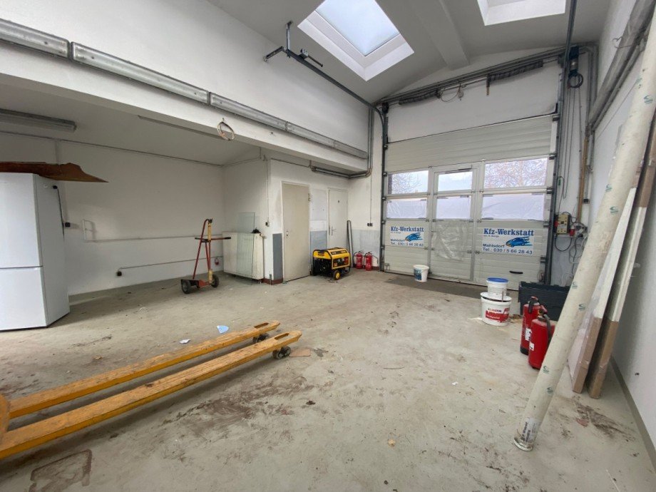 Werkstatt mit G�ste WC und Abstellraum Haus Berlin