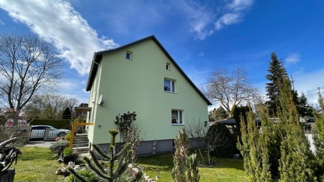 Blick von der Seite Einfamilienhaus Berlin