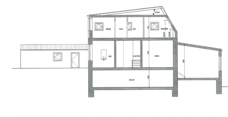 Schnitt Einfamilienhaus Waldsieversdorf