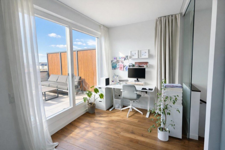 Arbeitszimmer DG Reihenmittelhaus Berlin