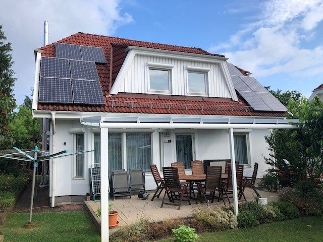 Ansicht Terrasse Einfamilienhaus Berlin