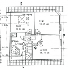 Grundriss DG lWohnen mit Sonne im Herzen - Einfamilienhaus mit S�dgarten & Wintergartenidylle in M�hlenbeck
