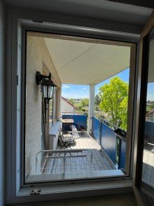 Blick auf den Balkon Berlin - am U-Biesdorf - 2 Zimmer mit Balkon