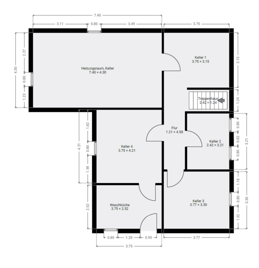 Grundriss KG Einfamilienhaus Berlin