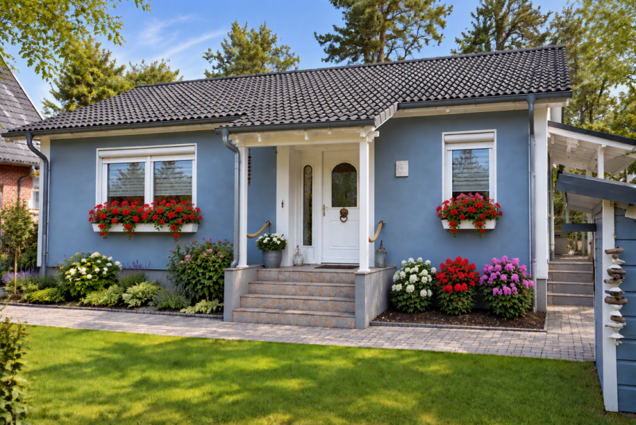 01_Visualisierung zum besseren Erkennen der Architektur Bungalow Berlin