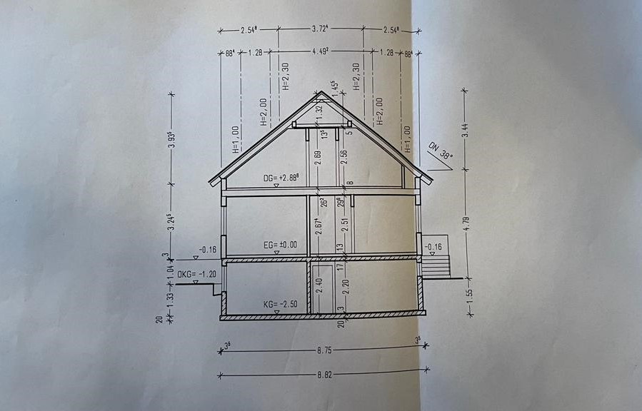 Querschnitt Haus Einfamilienhaus Berlin