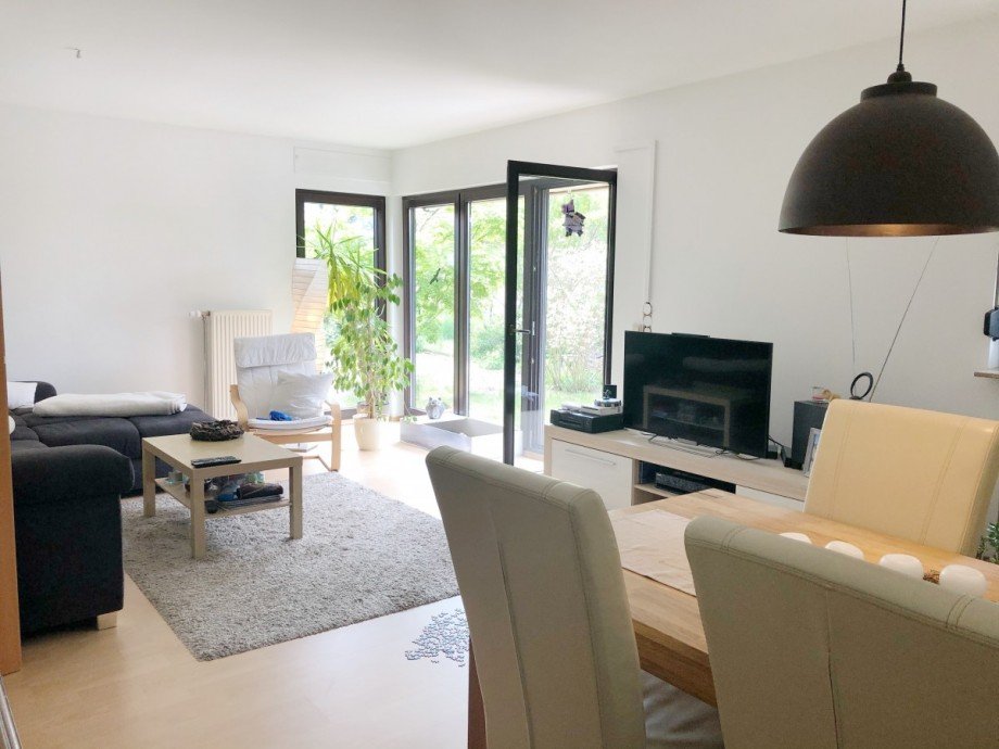 Wohnzimmer Doppelhaush�lfte Berlin