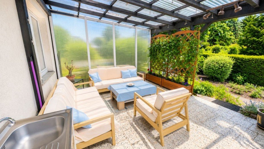 �berdachte Terrasse Einfamilienhaus Berlin