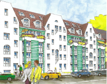 Aussenansicht Traumwohnung mit Garten am S-Kaulsdorf - Bezugsfrei ab 01.04.2024